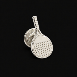 Pin pala de pádel plata de ley