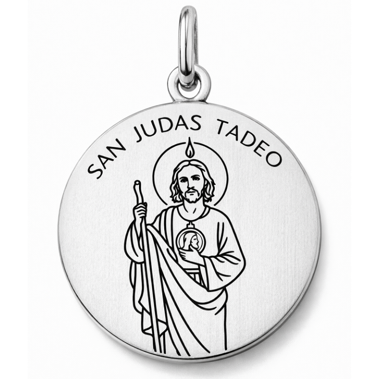 Medalla San Judas Tadeo + cadena opcional