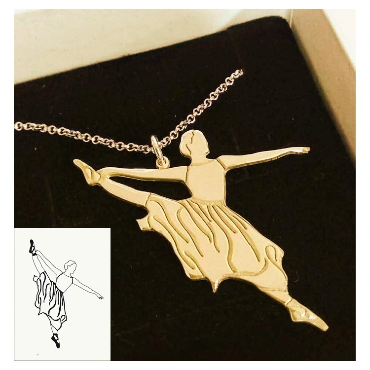 Colgantes DIBUJOS personalizados chapados oro