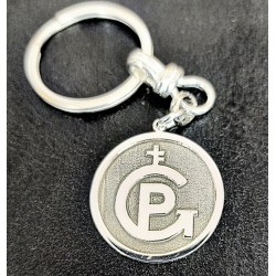 Llavero personalizado logo/ hierro plata de ley