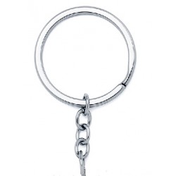 Llavero personalizado logo/ hierro plata de ley