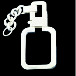 Llavero insignia Medicina personalizado plata de ley