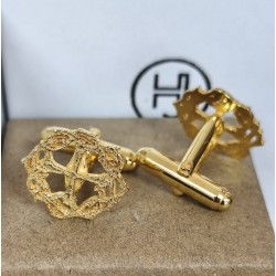 Gemelos escudos cofradías ENCARGO. Whatsapp presupuestos  en Plata de Ley