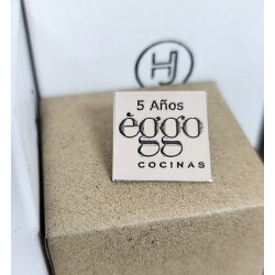 Pins grabados cuadrados plata de ley