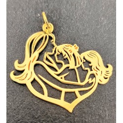 Colgantes DIBUJOS personalizados chapados oro