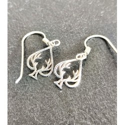Pendientes personalizados de cruces, símbolos ...plata de ley