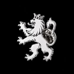 Pin León plata de ley