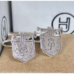 Gemelos instrumentos musicales  POR ENCARGO PREVIOen plata de ley