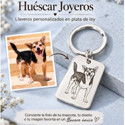 Llavero cuadrado o rectangular  personalizado como quieras
