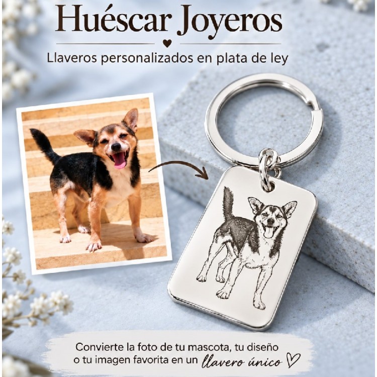 Llavero cuadrado o rectangular  personalizado como quieras